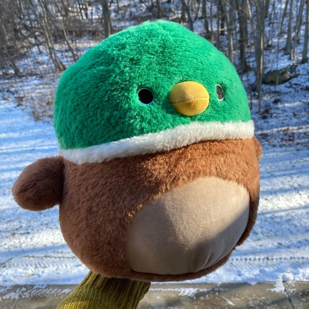 Squishmallows Fuzzamallows Avery Mallard Duck 12